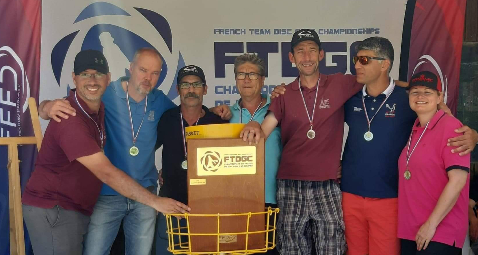 PCPDG Champion de France de Disc Golf par équipe