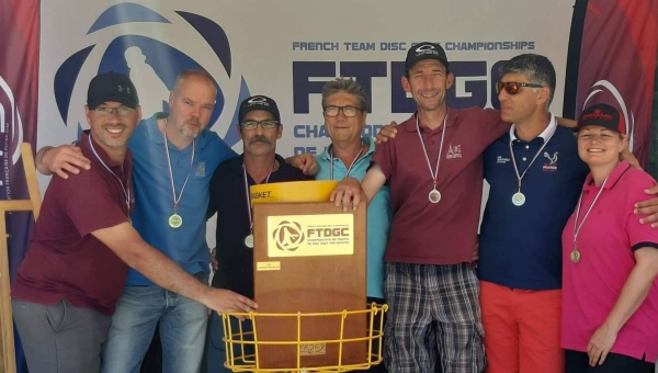 PCPDG Champion de France de Disc Golf par équipe en 2019